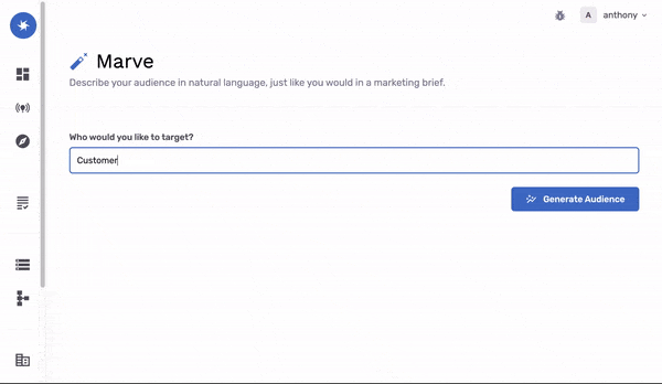 Marve AI Audience Builder